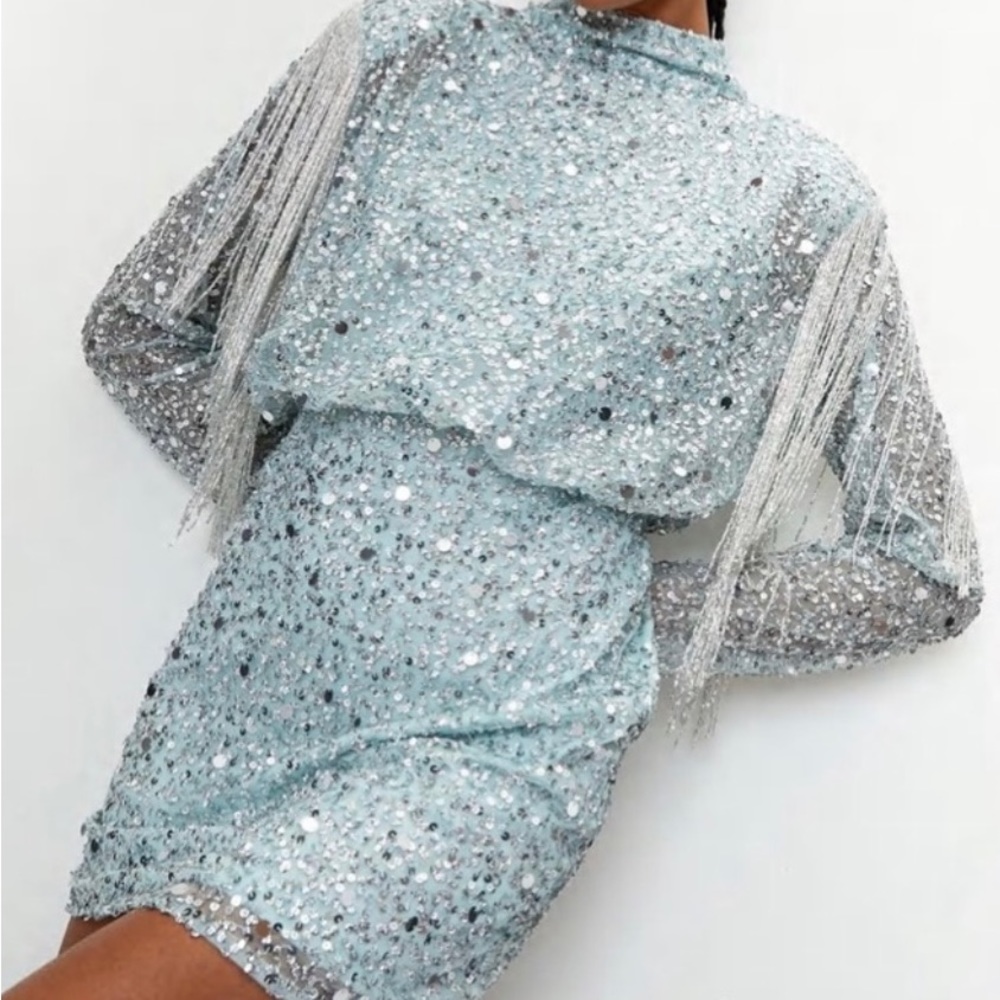 Nasty gal embellished sequins dress. Brand new with tag never worn.